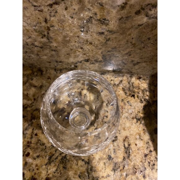 Vintage Signed Cartier Cut Crystal Cordial Glass/Mini Brandy Snifter 4.5" - Picture 4 of 7